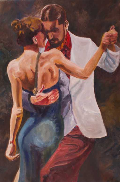 Painting tango Choclo