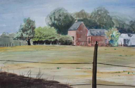Painting pleinair Farm