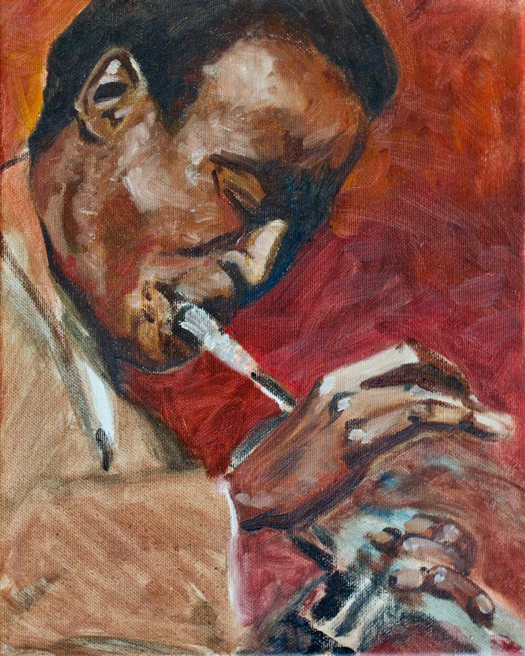 Painting jazz Miles