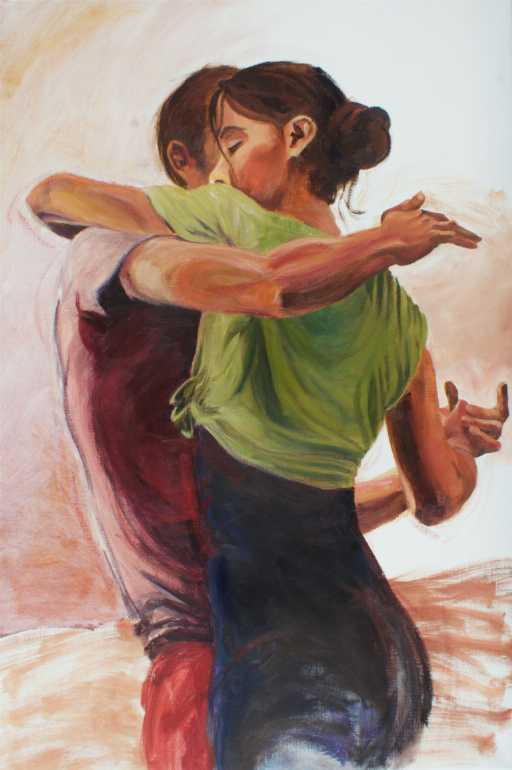 Painting tango Pasional
