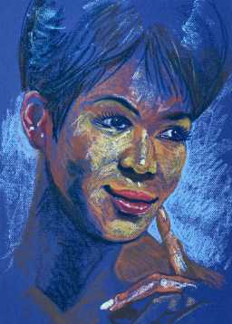 Schilderij 'Aretha Franklin' uit de collectie Blowin the blues away