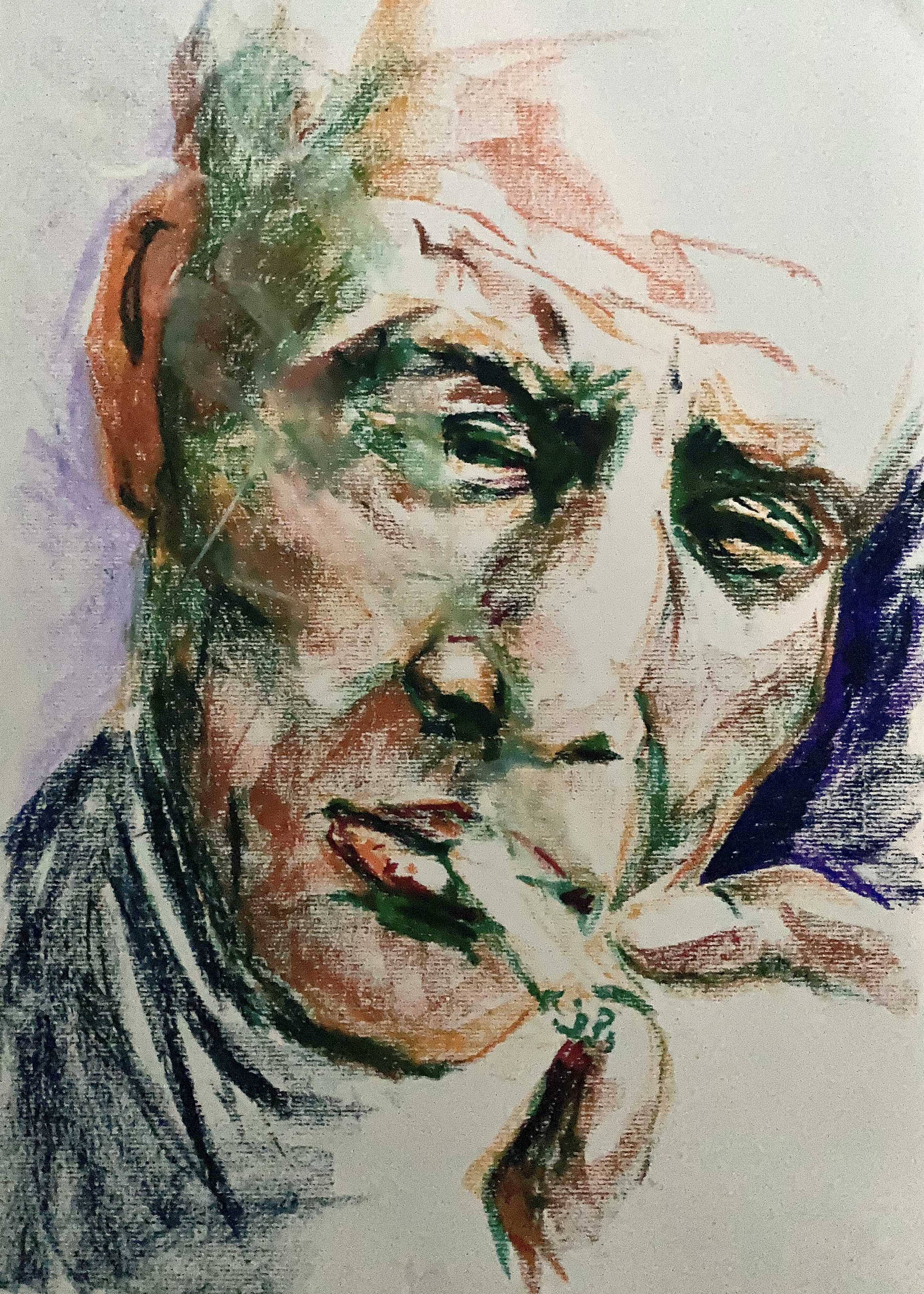 Painting Howlin' Wolf