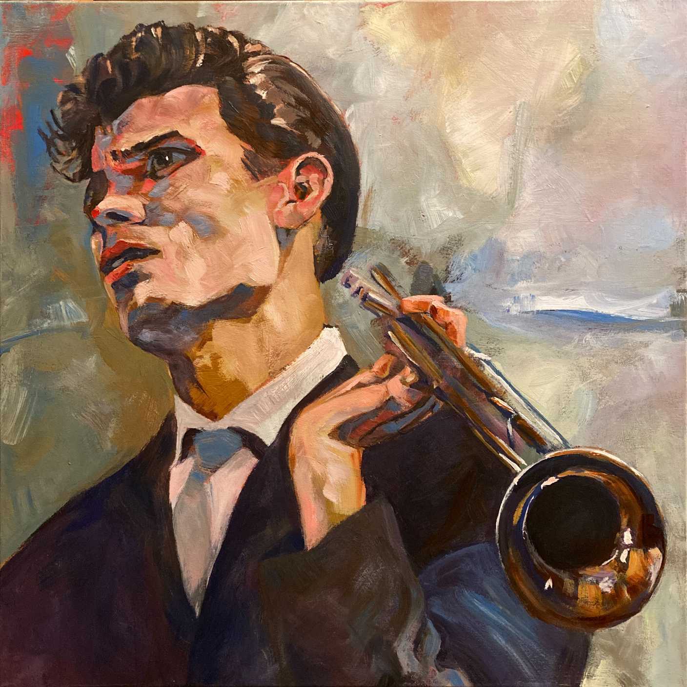 Schilderij 'chet' uit de collectie All that jazz