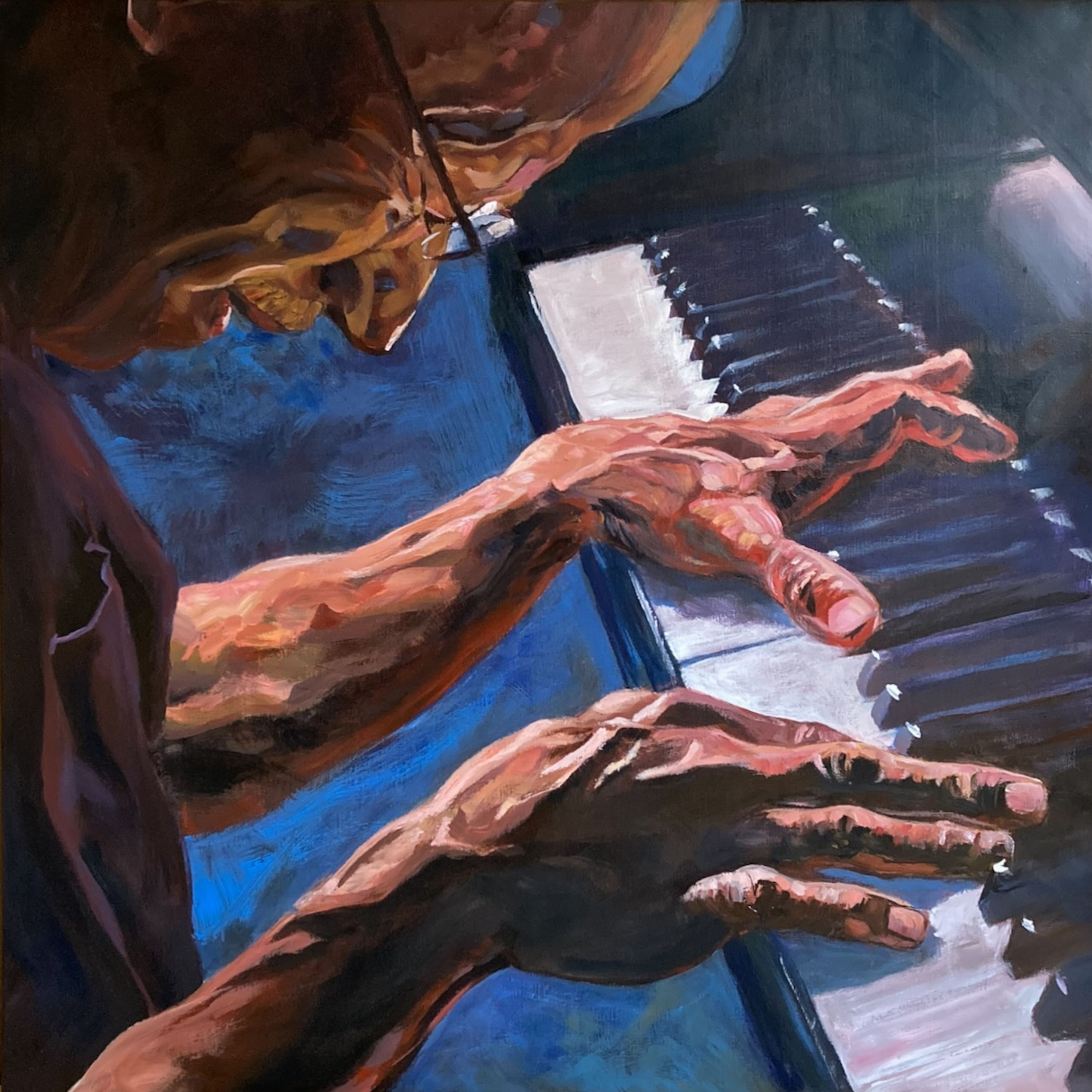 Kunst werk van da:njels: keith - Acrylverf op linnen - 100 x 100 cm - 2026